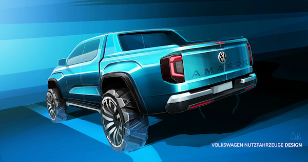 Nowy Amarok: inspirujący design nowego pick-upa marki Volkswagen Samochody Dostawcze